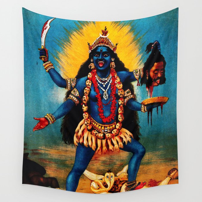 Goddess clearance kali tapestry
