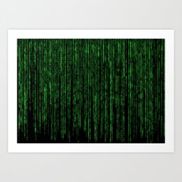 Matrix Art Print
