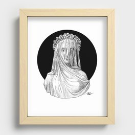 Vestigial Veiled Lady Recessed Framed Print