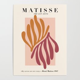 Exhibition poster Henri Matisse 1947. Poster