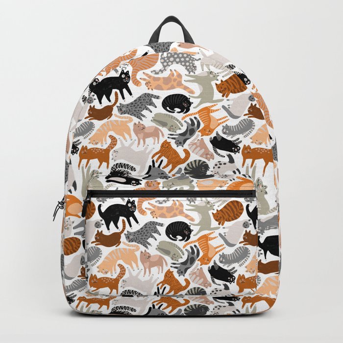 Cats Forever by Veronique de Jong Backpack