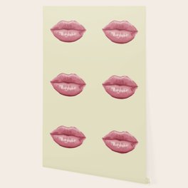 Shhh Wallpaper For Any Decor Style Society6 See more ideas about lips, shhh, beauty. shhh wallpaper for any decor style