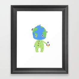 Earth Baby Framed Art Print