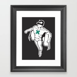 Unknown Superhero Framed Art Print