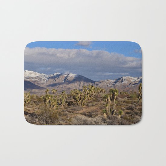 Winter in the Desert Bath Mat