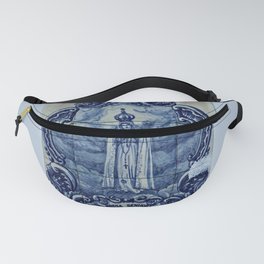 Our Lady of Fatima Portuguese Tile Panel Fanny Pack