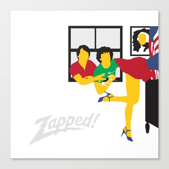 Zapped Canvas Print