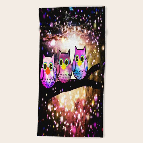 owl-270 Beach Towel