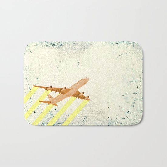 plane - let me fly away Bath Mat