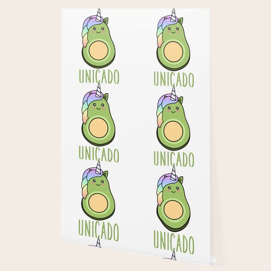 cute funny avocado unicorn unicado magical rainbow kawaii wallpaper by mintedfresh