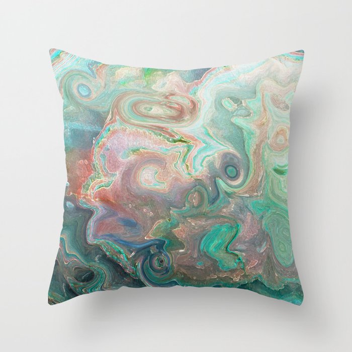 INTO THE BLUE Throw Pillow