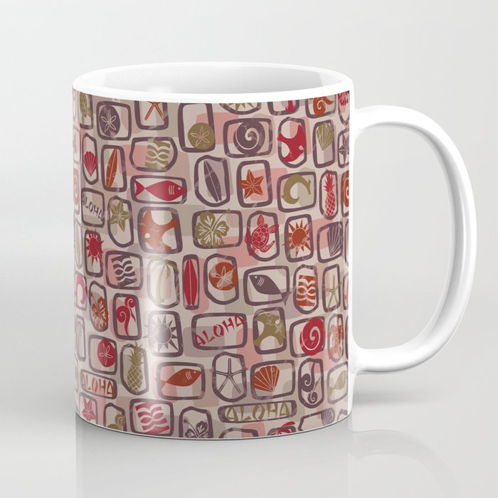 Old School Aloha! - reds Coffee Mug