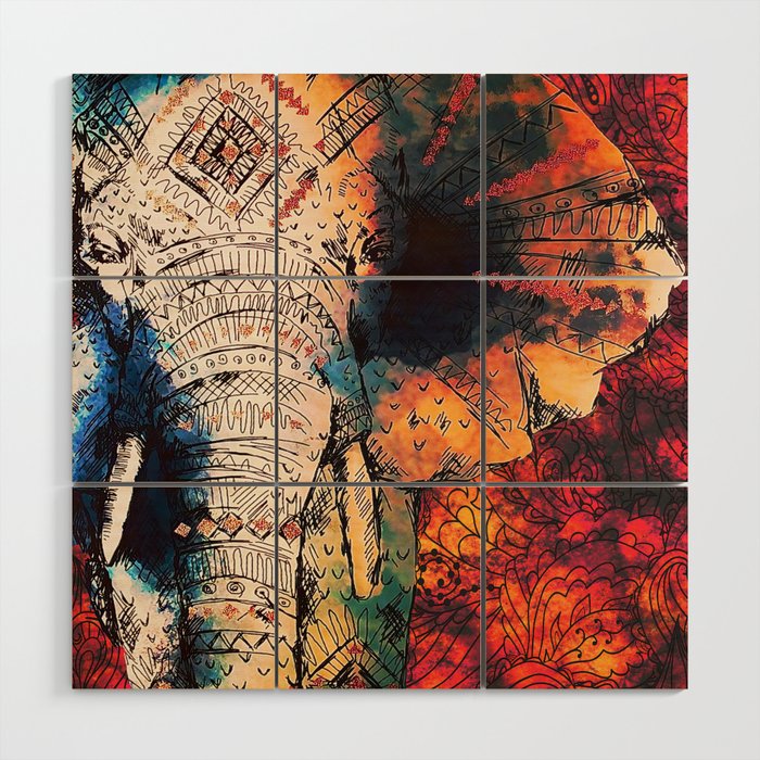 Hippie canvas clearance wall art