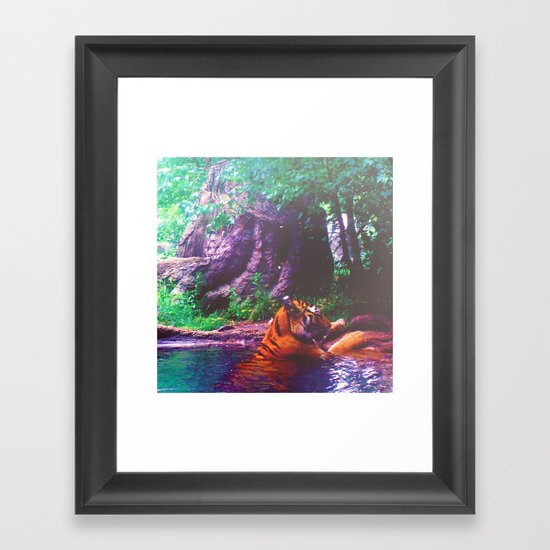 Cooling Off Framed Art Print