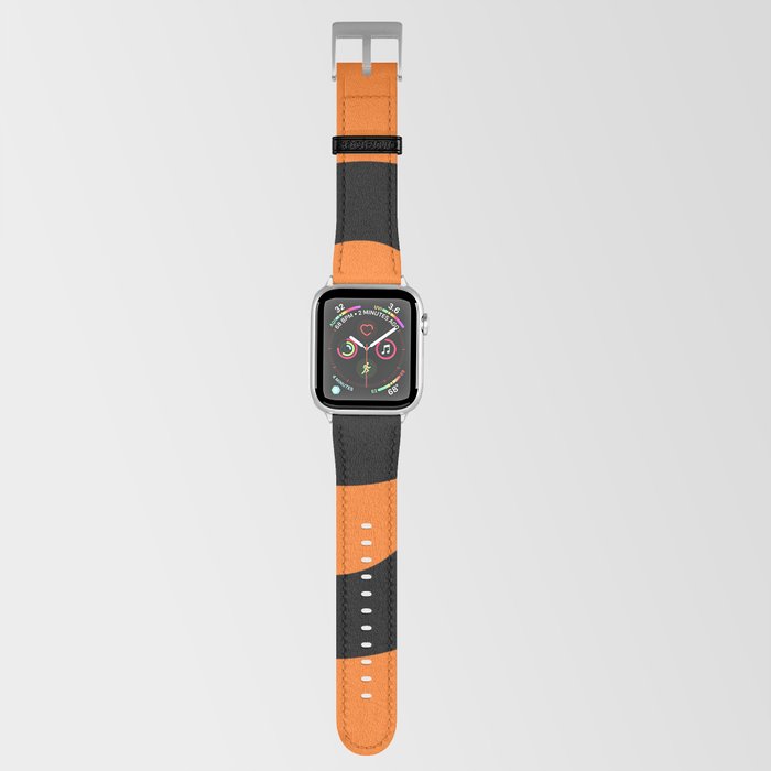 Number 9 (Black & Orange) Apple Watch Band