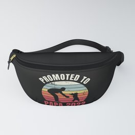 Promoted to Papa 2022 Fathers Day Gift Fanny Pack