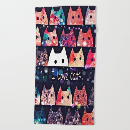 cat-214 Beach Towel