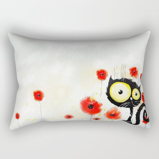 Poppies Rectangular Pillow