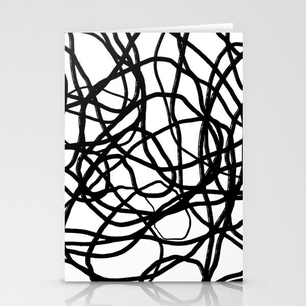Expressionist Drawing. Abstract 144. Stationery Cards