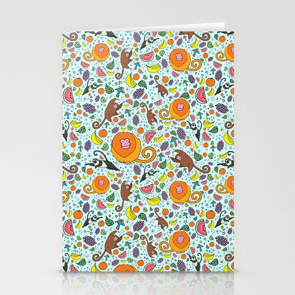 Cute Rainforest Pattern Stationery Cards