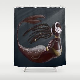 MOON GODDESS Shower Curtain