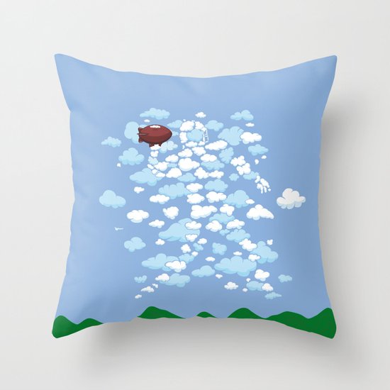 QB Formation Throw Pillow