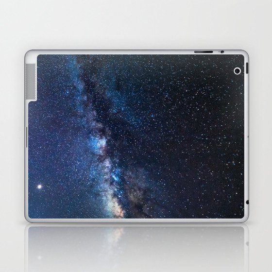 Jupiter and Milky Way Laptop & iPad Skin