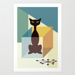 Schrodinger's cat Art Print