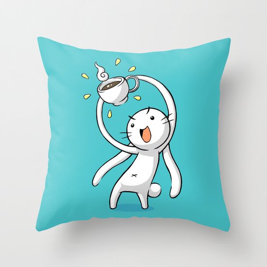 Hot Chocolate Throw Pillow