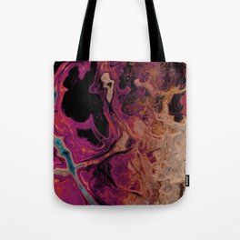 Abstract Surrealist Liquid Shapes Tote Bag