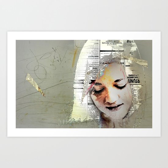A Girl Named E Art Print