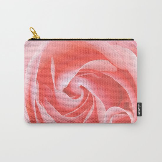 Velvet pink rose - Roses Flowers Flower Carry-All Pouch