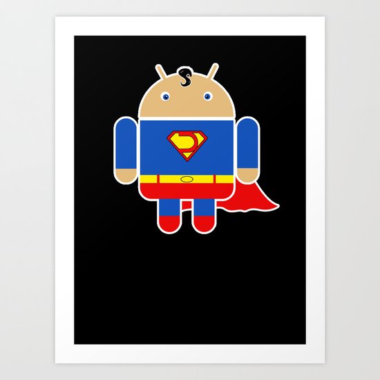 Super Droid Art Print