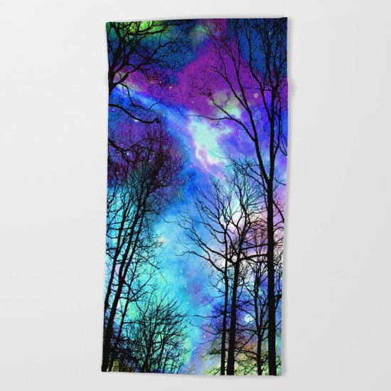 fantasy sky Beach Towel