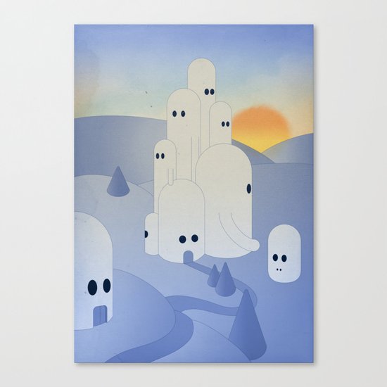 c i t t à v i s i b i l e Canvas Print