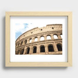 The Colosseum, Rome, Italy. Recessed Framed Print
