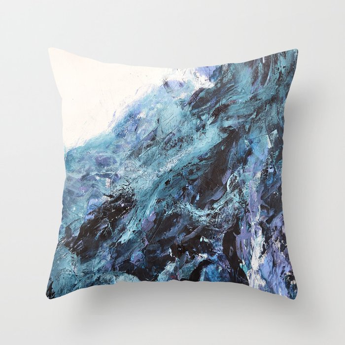 The First Wave Throw Pillow