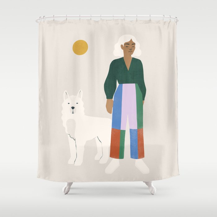 spirit friend Shower Curtain