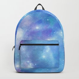 Blue Nebula Painting Backpack