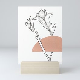 Flower Drawing Mini Art Print