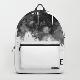 Paterson New Jersey Skyline BW Backpack