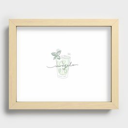 it's mojito time  Recessed Framed Print