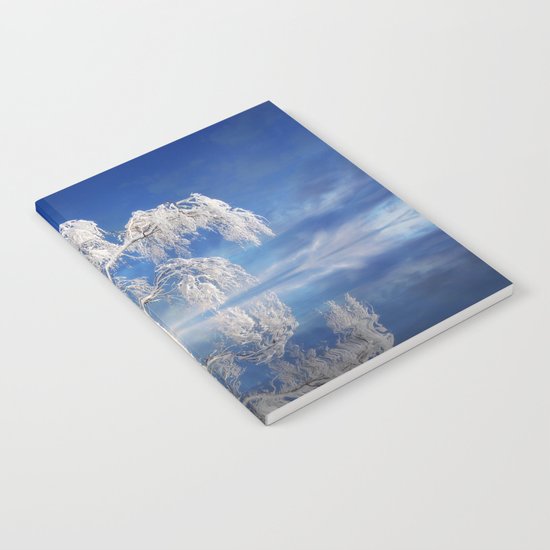 Snowy Winter Tree Notebook