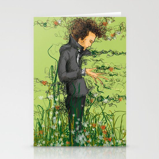 The green thumb curse III Stationery Cards