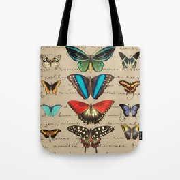 Butterfly Botanical Journal Tote Bag