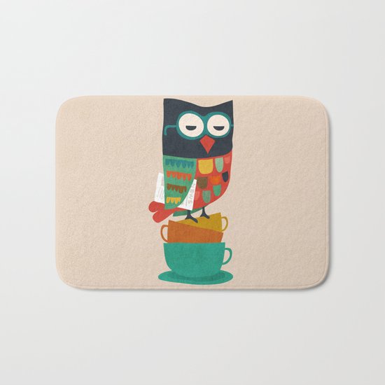Morning Owl Bath Mat