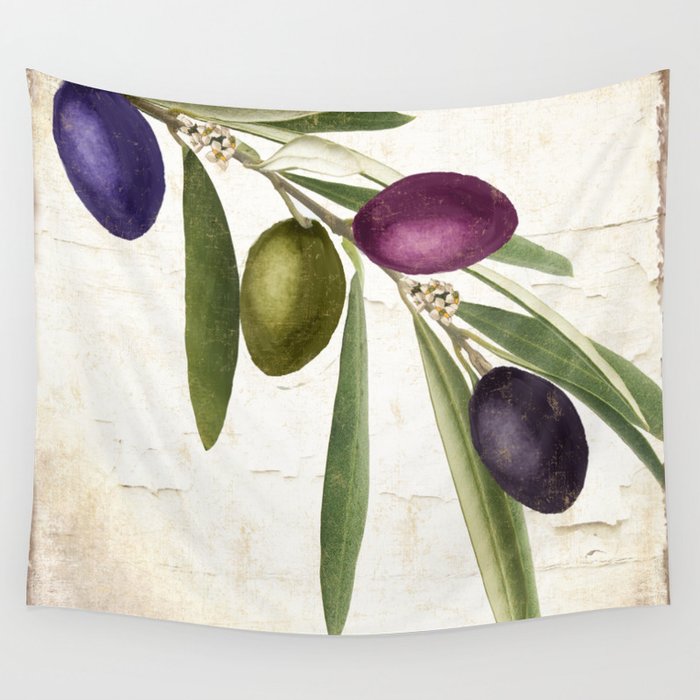 Olive Branch IV Wall Tapestry