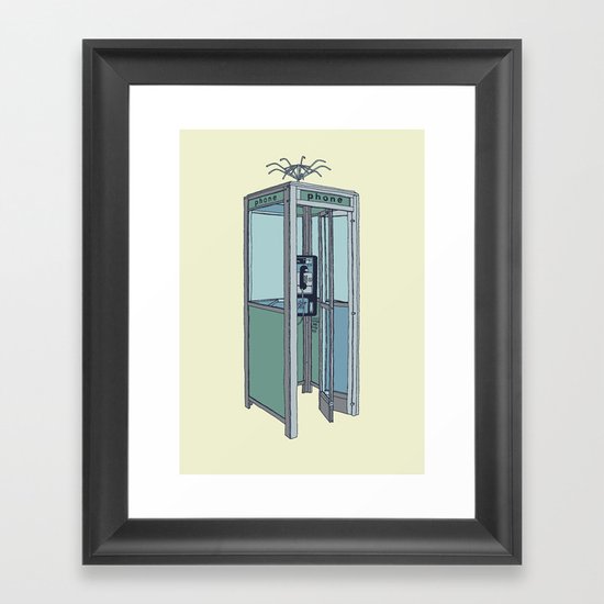 San Dimas Telecoms Framed Art Print