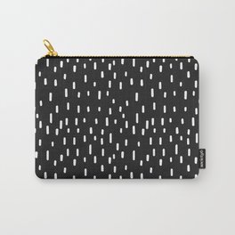 Memphis Pattern Carry-All Pouch | Black And White, Back To School, Graphic Print, Digital, Retro, Vectorpattern, Drawing, 80S, Black, White 