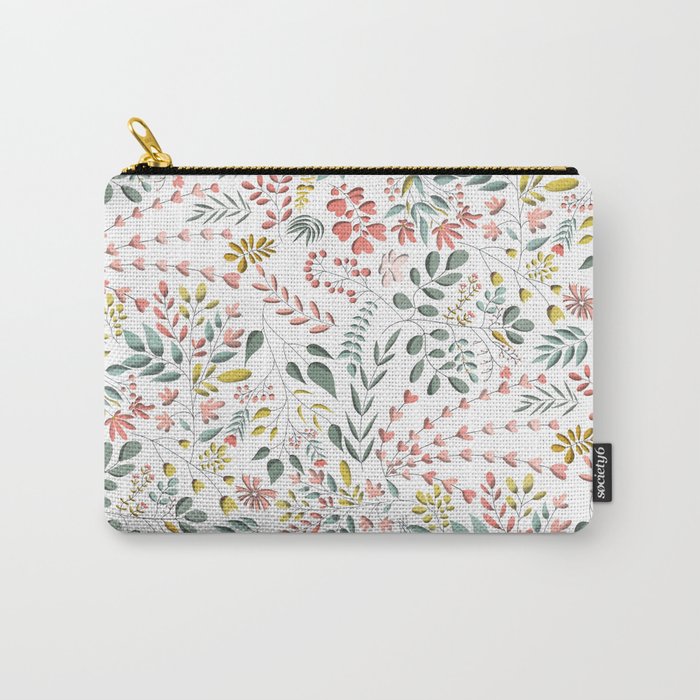 Delicate Blooms Carry-All Pouch